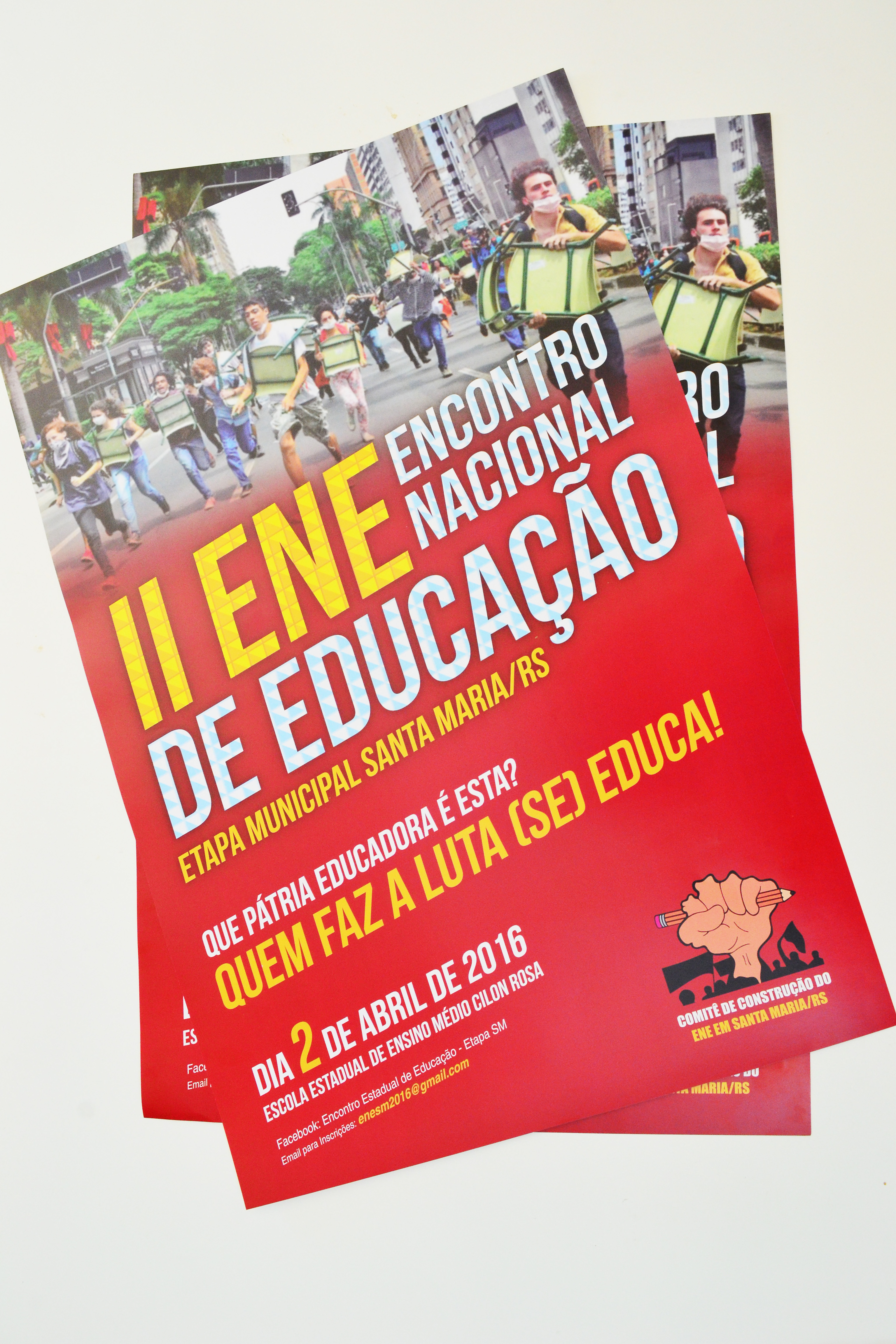Etapa municipal do Encontro Nacional de Educação – ENE ocorre no dia 2 de abril em Santa Maria