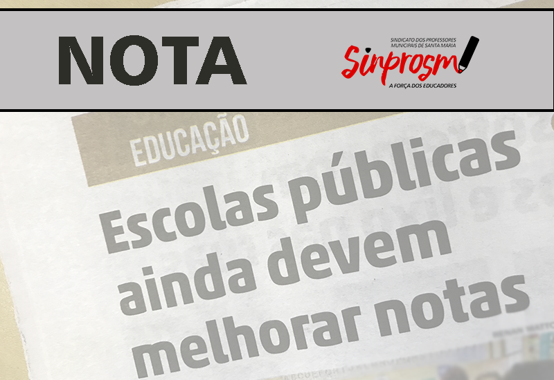 NOTA: resultados do IDEB em Santa Maria
