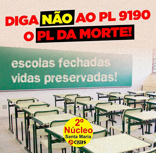 Claudemir Pereira: Entidades de professores e estudantes querem a retirada de tramitação do “PL da Morte”