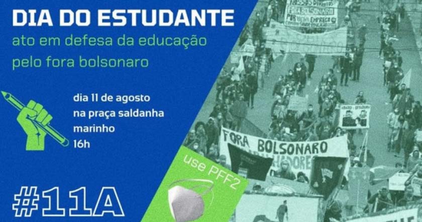 Claudemir Pereira: Estudantes de SM organizam ato em defesa da educação. Será na tarde desta quarta, 11