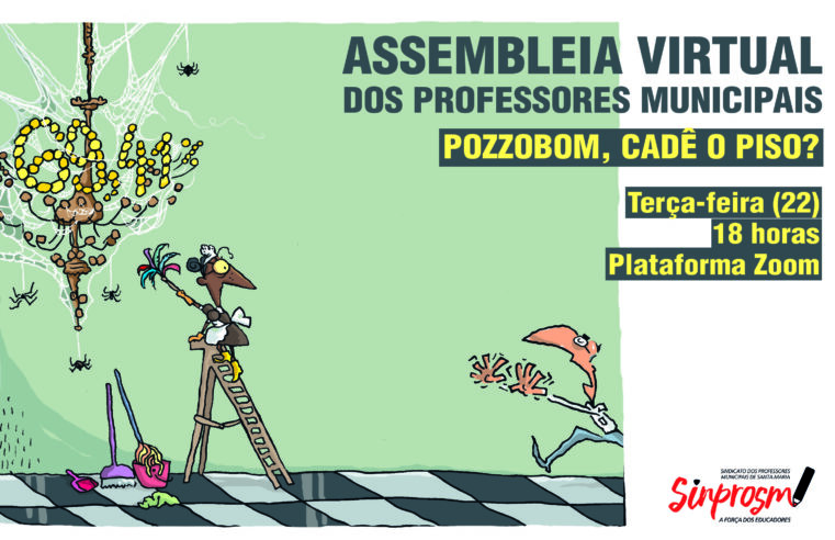 Antes do início do ano letivo, professores municipais reúnem-se em assembleia. LINK AQUI