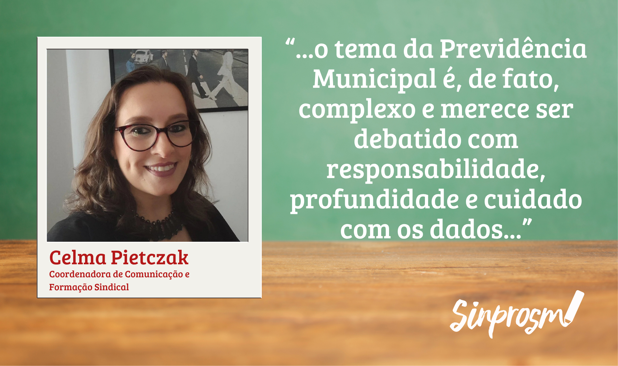 Celma Pietczak: Precisamos falar sobre o IPASSP e a Previdência